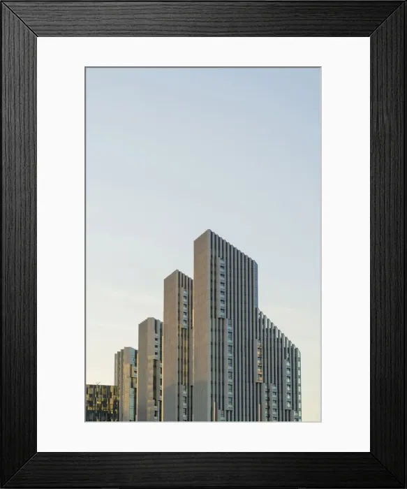 Framed Print : Tall buildings, Greenwich Peninsula, London, England, UK Framed Print : Tall buildings, Greenwich Peninsula, London, England, UK