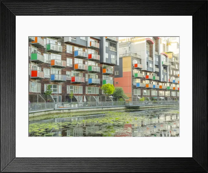 Framed Print : Local architecture, Greenwich Peninsula, London, England, UK Framed Print : Local architecture, Greenwich Peninsula, London, England, UK