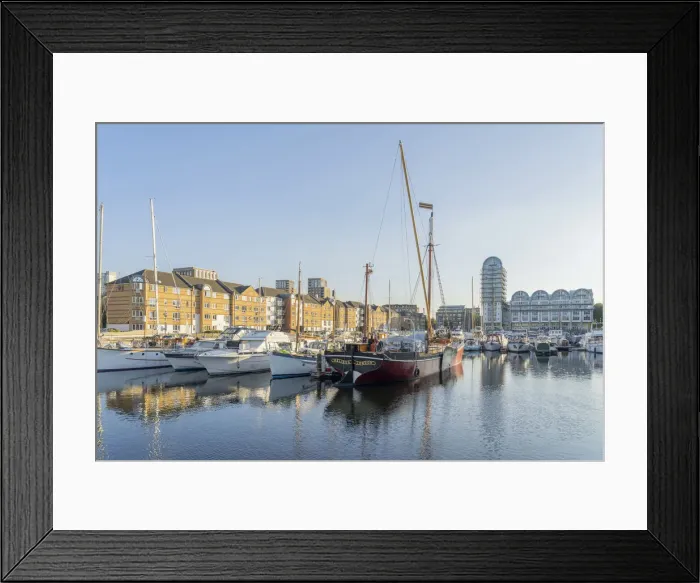 Framed Print : Greenland Dock, Rotherhithe, London, England, UK Framed Print : Greenland Dock, Rotherhithe, London, England, UK