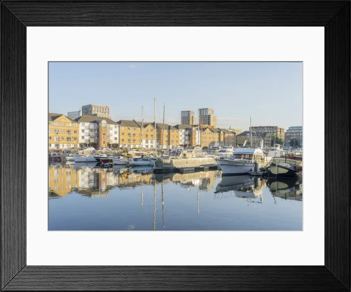 Framed Print : Greenland Dock, Rotherhithe, London, England, UK Framed Print : Greenland Dock, Rotherhithe, London, England, UK