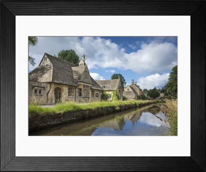 Framed Print : Europe, United Kingdom, England, Gloucestershire, Cotswolds, Lower Slaughter village