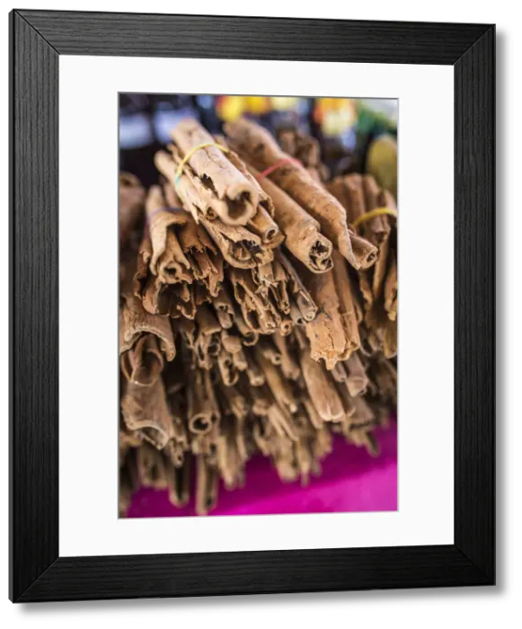 Framed Print : France, Guadeloupe, Pointe-a-Pitre, Cinnamon sticks at the Saint Antoine market Framed Print : France, Guadeloupe, Pointe-a-Pitre, Cinnamon sticks at the Saint Antoine market