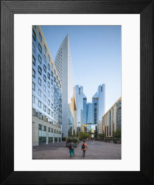 Framed Print : Modern Architecture at La Defense, Puteaux, Paris, France Framed Print : Modern Architecture at La Defense, Puteaux, Paris, France