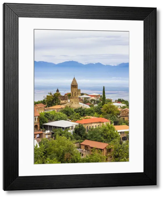 Framed Print : Signagi St. George basilica at Sighnaghi town in wine region of Kakhetia, Georgia Framed Print : Signagi St. George basilica at Sighnaghi town in wine region of Kakhetia, Georgia