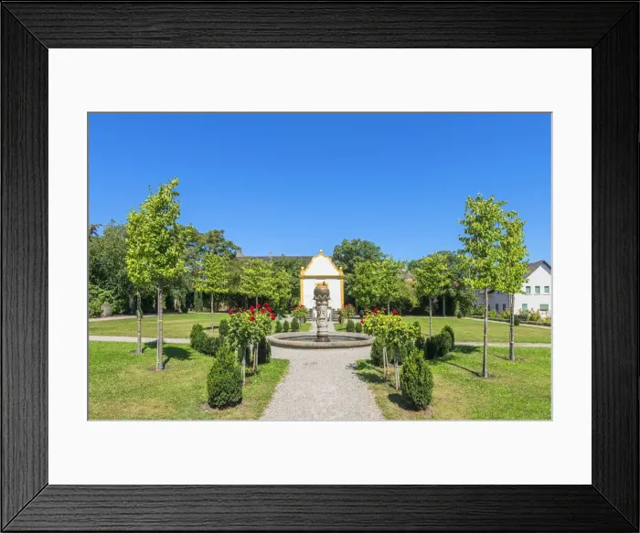 Framed Print : Baroque garden at Freinsheim, Palatinate wine road, Rhineland-Palatinate, Germany Framed Print : Baroque garden at Freinsheim, Palatinate wine road, Rhineland-Palatinate, Germany