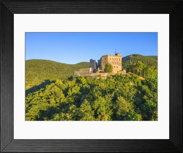 Framed Print : Hambacher Schlosz, Neustadt an der Weinstrasse, Palatinate wine road, Rhineland-Palatinate, Germany Framed Print : Hambacher Schlosz, Neustadt an der Weinstrasse, Palatinate wine road, Rhineland-Palatinate, Germany