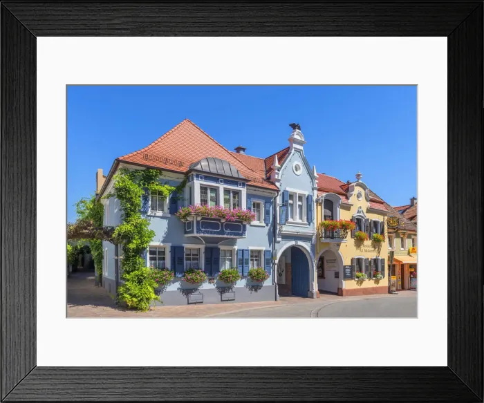 Framed Print : Wine restaurant at Maikammer, Palatinate wine road, Rhineland-Palatinate, Germany Framed Print : Wine restaurant at Maikammer, Palatinate wine road, Rhineland-Palatinate, Germany
