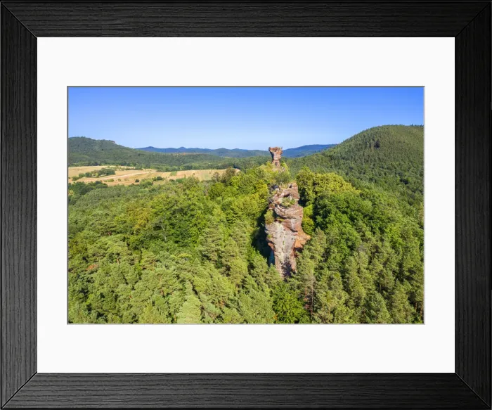 Framed Print : Castle ruin Drachenfels near Dahn, Busenberg, Palatinate forest, Rhineland-Palatinate Framed Print : Castle ruin Drachenfels near Dahn, Busenberg, Palatinate forest, Rhineland-Palatinate