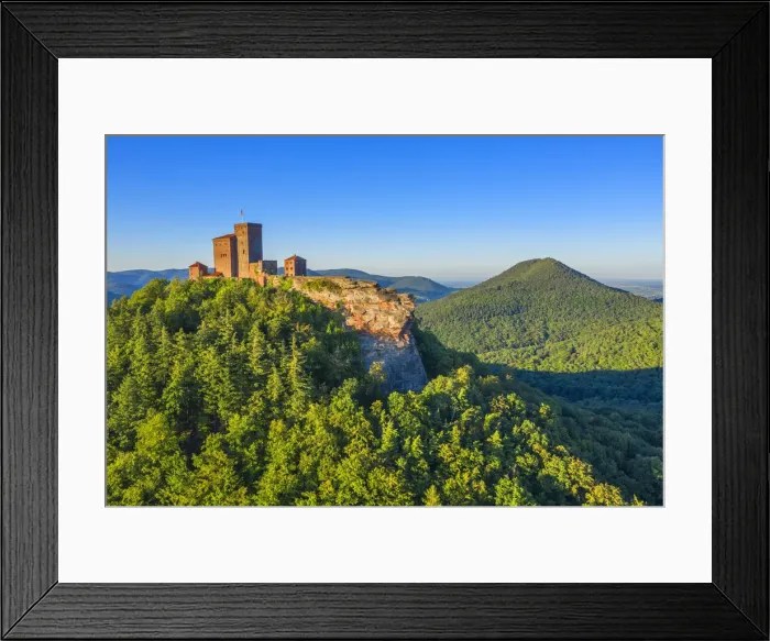 Framed Print : Trifels near Annweiler, Palatinate forest, Rhineland-Palatinate, Germany