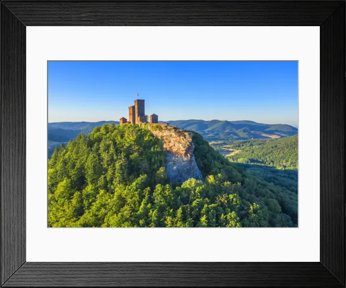 Framed Print : Trifels near Annweiler, Palatinate forest, Rhineland-Palatinate, Germany Framed Print : Trifels near Annweiler, Palatinate forest, Rhineland-Palatinate, Germany