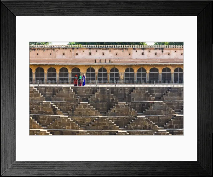 Framed Print : Chand Baori Step Well, Abhaneri, Rajasthan, India, Asia Framed Print : Chand Baori Step Well, Abhaneri, Rajasthan, India, Asia