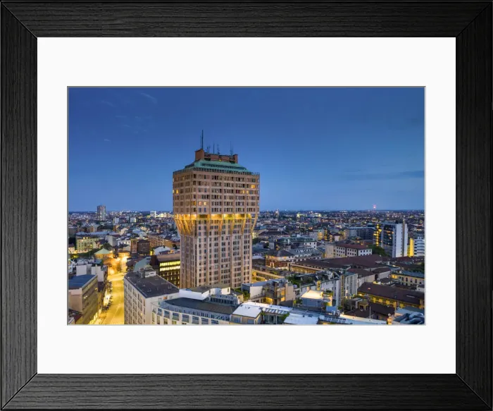 Framed Print : Italy, Lombardy, Milan, Velasca Tower (1951, BPR Studio) Framed Print : Italy, Lombardy, Milan, Velasca Tower (1951, BPR Studio)