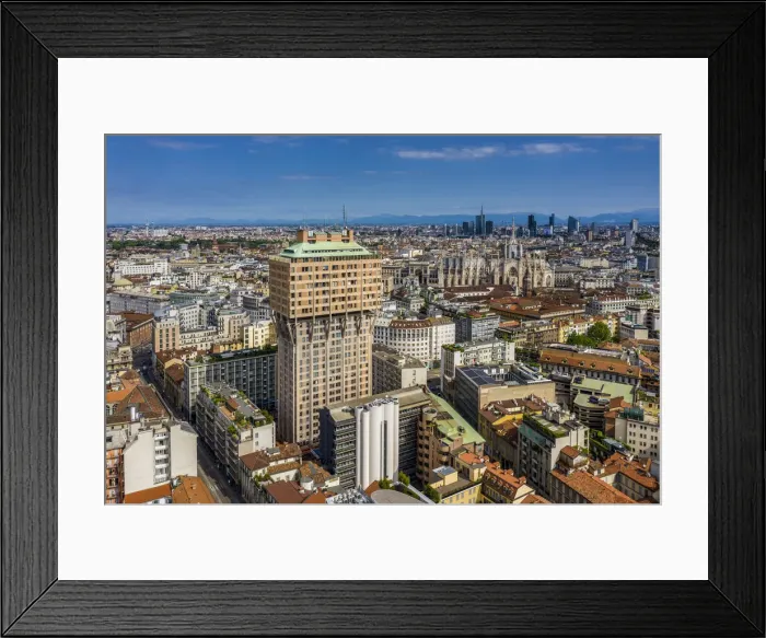 Framed Print : Italy, Lombardy, Milan, Velasca Tower (1951, BPR Studio) Framed Print : Italy, Lombardy, Milan, Velasca Tower (1951, BPR Studio)