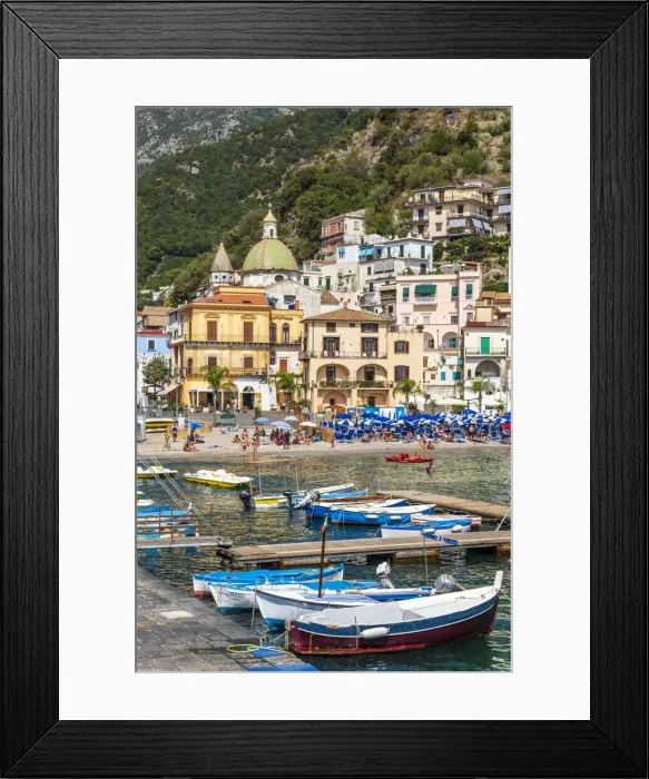 Framed Print : Cetara, Amalfi coast, Campania, Italy