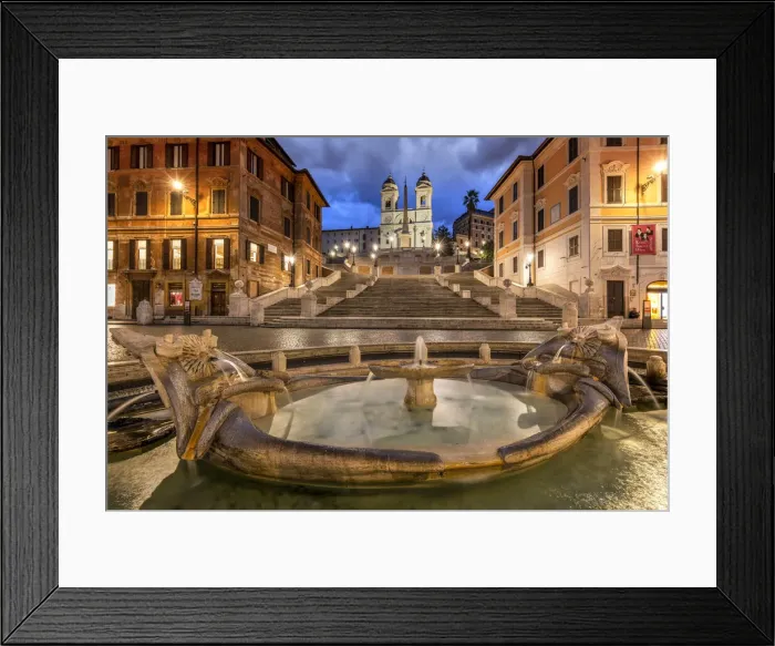 Framed Print : Barcaccia fountain, Piazza di Spagna and Spanish Steps, Rome, Lazio, Italy Framed Print : Barcaccia fountain, Piazza di Spagna and Spanish Steps, Rome, Lazio, Italy