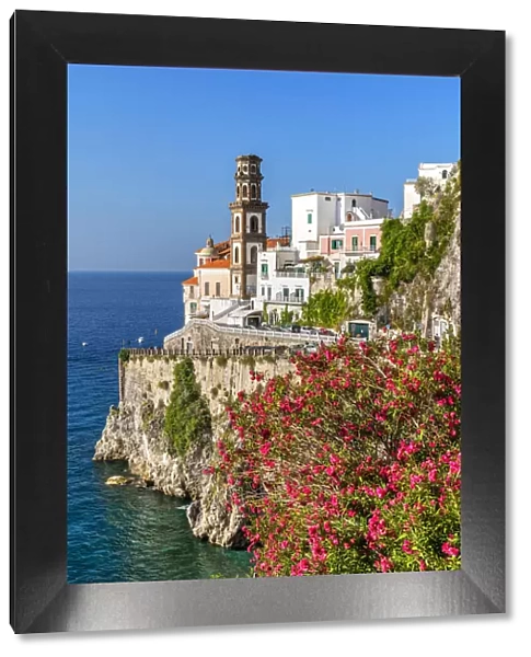 Scenic skyline of Atrani, Amalfi coast, Campania, Italy