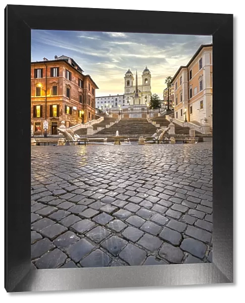 Piazza di Spagna and Spanish Steps, Rome, Lazio, Italy
