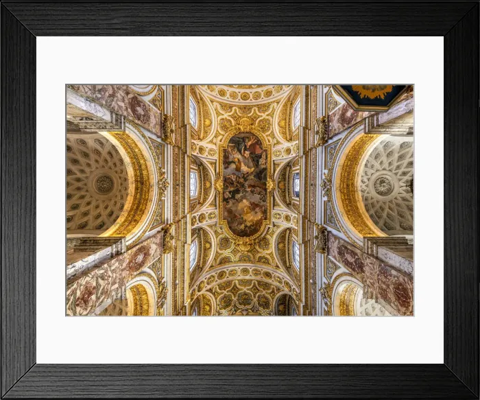 Framed Print : Church of St. Louis of the French or San Luigi dei Francesi, Rome, Lazio, Italy Framed Print : Church of St. Louis of the French or San Luigi dei Francesi, Rome, Lazio, Italy