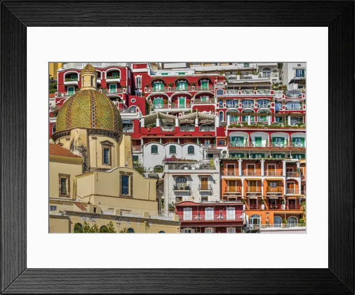 Framed Print : Colorful houses, Positano, Amalfi coast, Campania, Italy Framed Print : Colorful houses, Positano, Amalfi coast, Campania, Italy