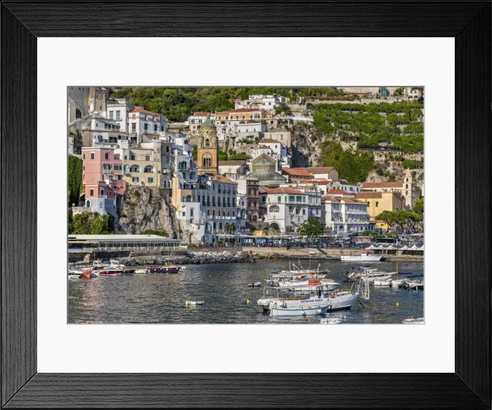 Framed Print : Amalfi, Campania, Italy Framed Print : Amalfi, Campania, Italy