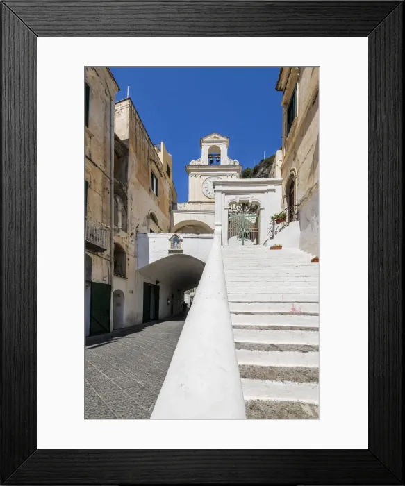 Framed Print : Picturesque corner of Atrani, Amalfi coast, Campania, Italy Framed Print : Picturesque corner of Atrani, Amalfi coast, Campania, Italy
