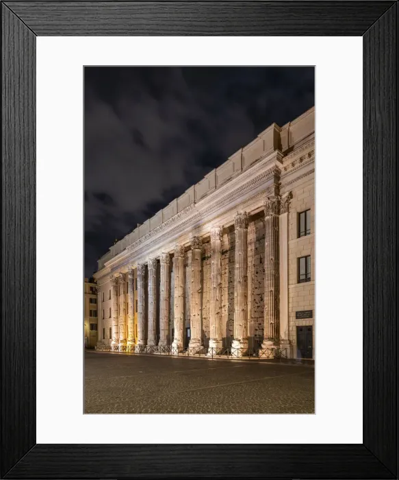 Framed Print : Temple of Hadrian, Rome, Lazio, Italy