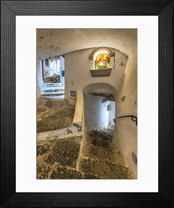 Framed Print : Picturesque corner of Atrani, Amalfi coast, Campania, Italy