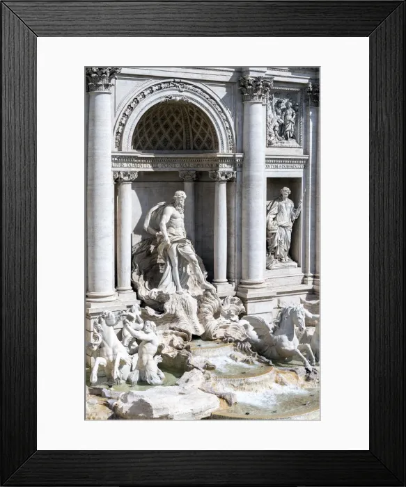Framed Print : Trevi fountain and Palazzo Poli, Rome, Lazio, Italy Framed Print : Trevi fountain and Palazzo Poli, Rome, Lazio, Italy