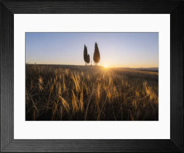 Framed Print : Val d Orcia, Siena province, Tuscany, Italy Framed Print : Val d Orcia, Siena province, Tuscany, Italy