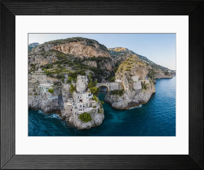 Framed Print : Furore fjord, Amalfi Coast, Gulf of Salerno, Salerno province, Campania, Italy Framed Print : Furore fjord, Amalfi Coast, Gulf of Salerno, Salerno province, Campania, Italy