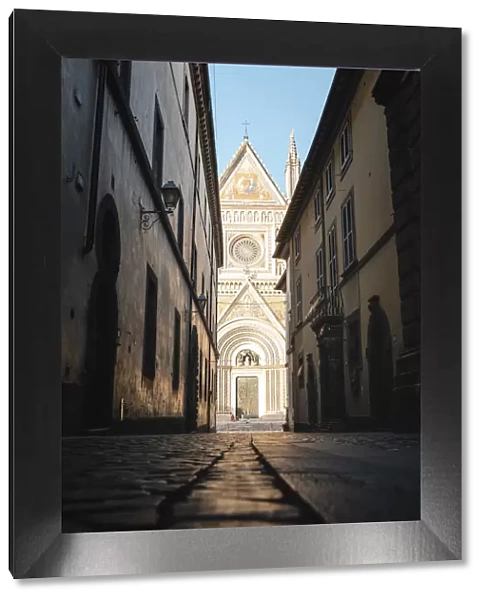 Orvieto Cathedral from the old town, Terni province, Umbria, Italy