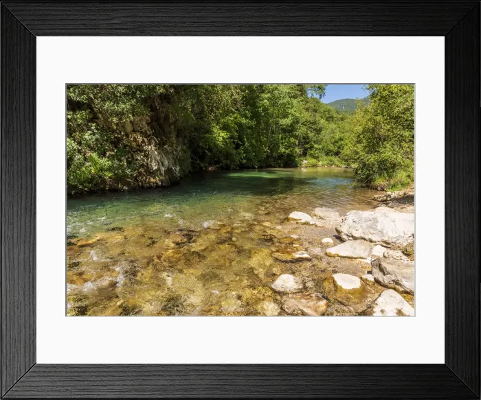 Framed Print : europe, Italy, Latium. On the Coleman path from Jenne to Subiaco, along the river Aniene Framed Print : europe, Italy, Latium. On the Coleman path from Jenne to Subiaco, along the river Aniene