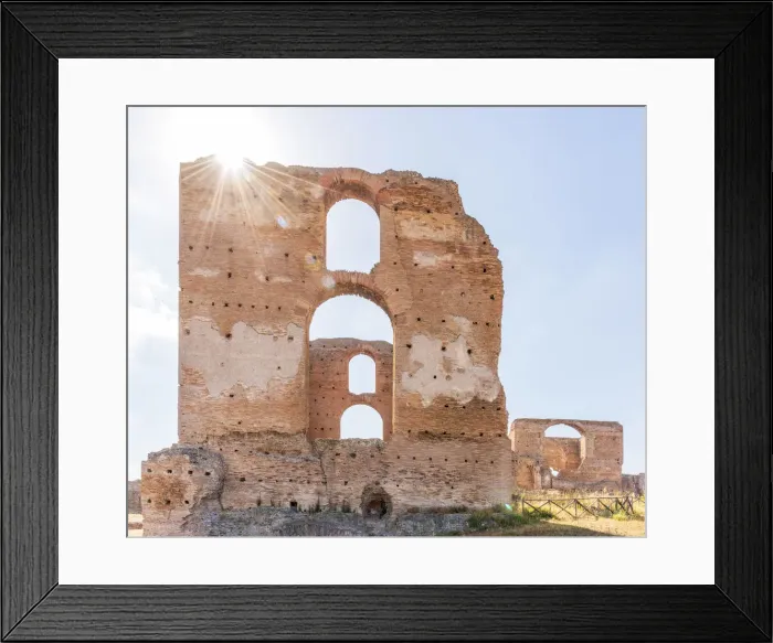 Framed Print : europe, Italy, Latium. Rome, the thermal complex of the Villa dei Quintili on the Via Framed Print : europe, Italy, Latium. Rome, the thermal complex of the Villa dei Quintili on the Via