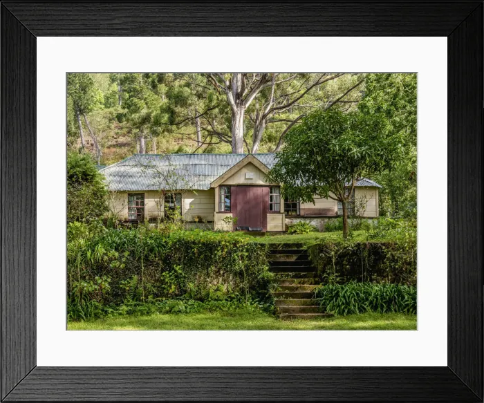Framed Print : Whitfield Hall Mountain Refuge, Blue Mountain Peak Trail, Blue Mountains Framed Print : Whitfield Hall Mountain Refuge, Blue Mountain Peak Trail, Blue Mountains