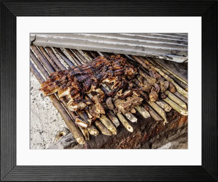 Framed Print : Boston Jerk Centre, Portland Parish, Jamaica Framed Print : Boston Jerk Centre, Portland Parish, Jamaica