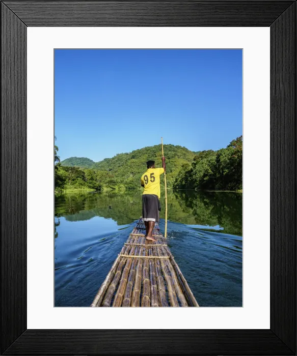 Framed Print : Rio Grande Rafting, Portland Parish, Jamaica Framed Print : Rio Grande Rafting, Portland Parish, Jamaica