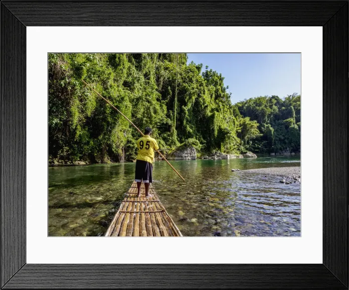 Framed Print : Rio Grande Rafting, Portland Parish, Jamaica Framed Print : Rio Grande Rafting, Portland Parish, Jamaica