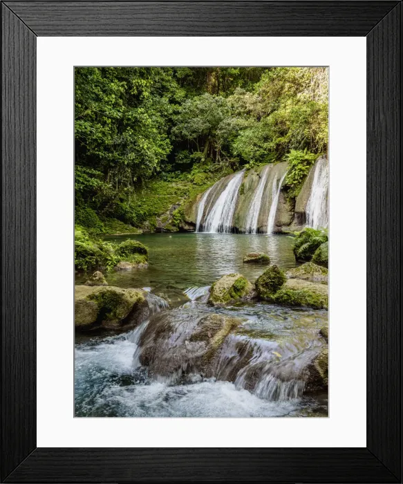 Framed Print : Reach Falls, Portland Parish, Jamaica Framed Print : Reach Falls, Portland Parish, Jamaica