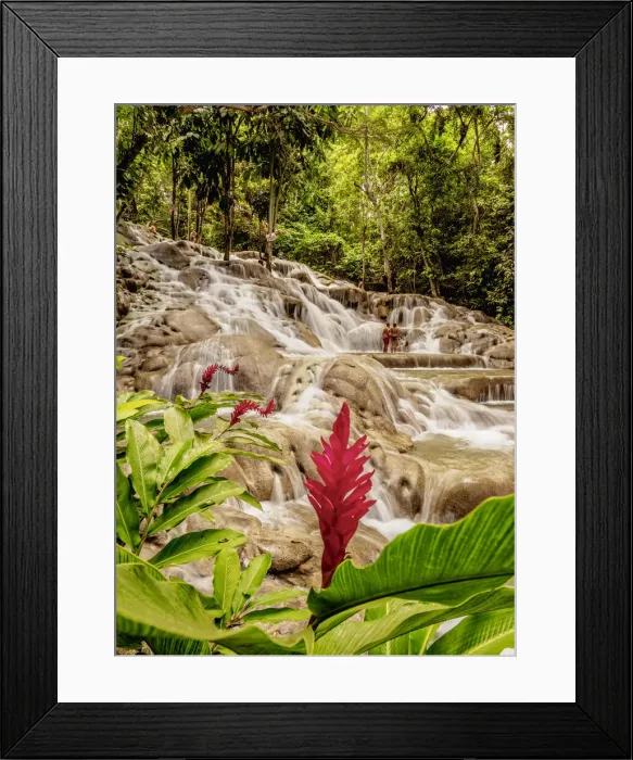 Framed Print : Dunns River Falls, Ocho Rios, Saint Ann Parish, Jamaica Framed Print : Dunns River Falls, Ocho Rios, Saint Ann Parish, Jamaica
