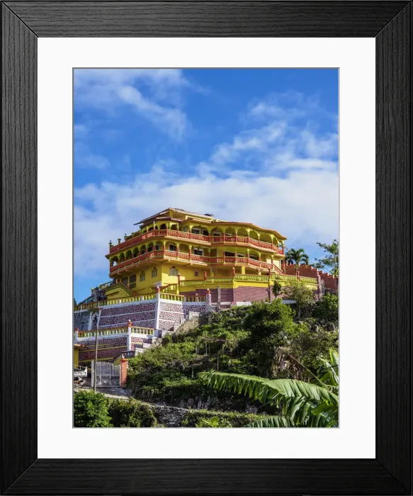 Framed Print : House in Nine Mile, Saint Ann Parish, Jamaica Framed Print : House in Nine Mile, Saint Ann Parish, Jamaica