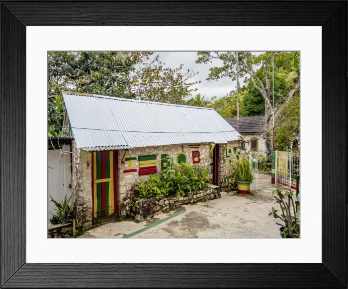 Framed Print : Bob Marley House, Bob Marley Mausoleum Complex, Nine Mile, Saint Ann Parish, Jamaica Framed Print : Bob Marley House, Bob Marley Mausoleum Complex, Nine Mile, Saint Ann Parish, Jamaica