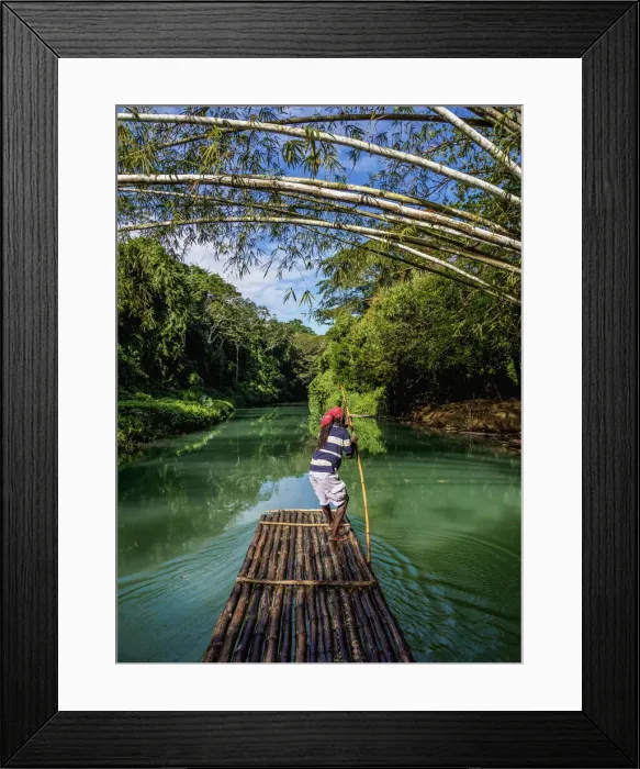 Framed Print : Martha Brae Rafting, Trelawny Parish, Jamaica (MR) Framed Print : Martha Brae Rafting, Trelawny Parish, Jamaica (MR)