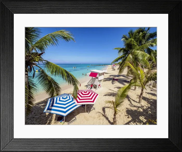 Framed Print : Doctors Cave Beach, elevated view, Montego Bay, Saint James Parish, Jamaica Framed Print : Doctors Cave Beach, elevated view, Montego Bay, Saint James Parish, Jamaica