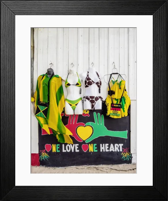 Framed Print : Souvenirs at Seven Mile Beach, Long Bay, Negril, Westmoreland Parish, Jamaica Framed Print : Souvenirs at Seven Mile Beach, Long Bay, Negril, Westmoreland Parish, Jamaica