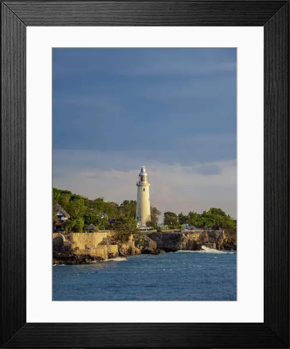 Framed Print : Negril Lighthouse at sunset, West End, Negril, Westmoreland Parish, Jamaica Framed Print : Negril Lighthouse at sunset, West End, Negril, Westmoreland Parish, Jamaica