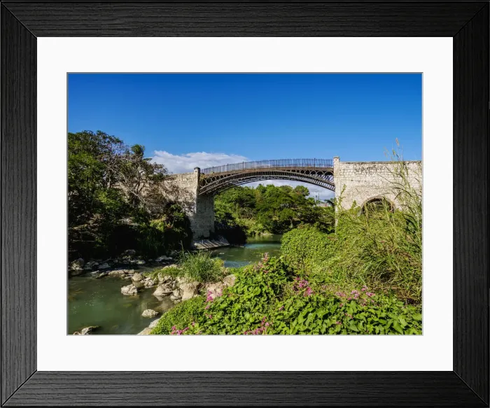 Framed Print : Old Iron Bridge, Spanish Town, Saint Catherine Parish, Jamaica Framed Print : Old Iron Bridge, Spanish Town, Saint Catherine Parish, Jamaica