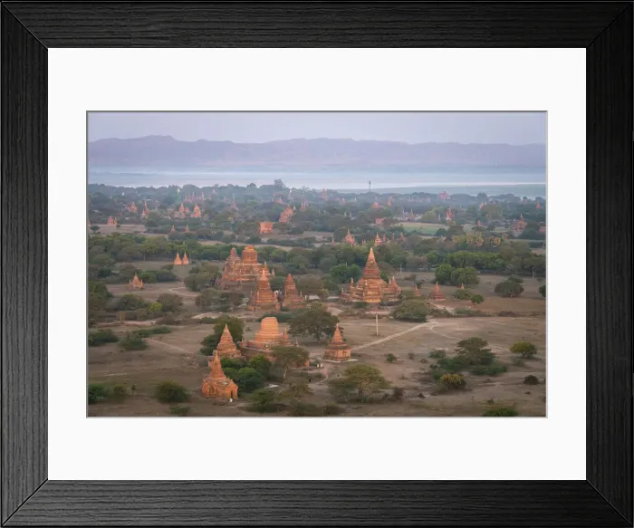 Framed Print : Old temples in Bagan before sunrise, UNESCO, Old Bagan, Mandalay Region, Myanmar Framed Print : Old temples in Bagan before sunrise, UNESCO, Old Bagan, Mandalay Region, Myanmar