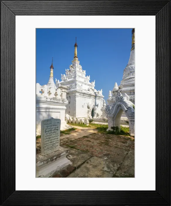 Framed Print : Maha Sutaungpyae Htihlaingshin Pagoda against clear sky, Inwa (Ava), Mandalay Region Framed Print : Maha Sutaungpyae Htihlaingshin Pagoda against clear sky, Inwa (Ava), Mandalay Region