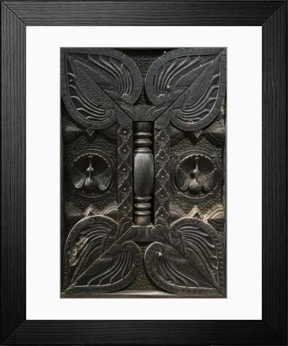 Framed Print : Wood-carving at Bagaya Monastery, Inwa (Ava), Mandalay Region, Myanmar Framed Print : Wood-carving at Bagaya Monastery, Inwa (Ava), Mandalay Region, Myanmar