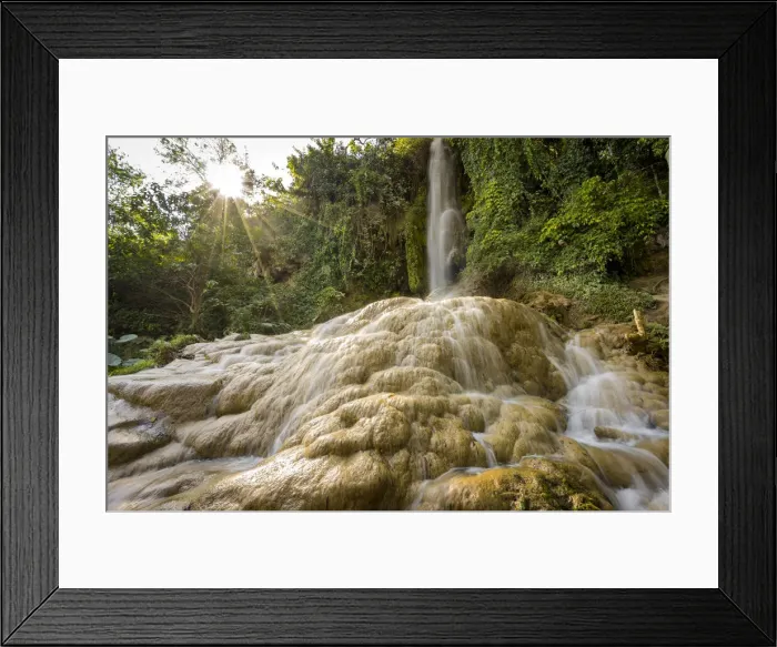 Framed Print : Nam Hu Nwe Waterfall in forest, Hsipaw, Hsipaw Township, Kyaukme District, Shan State Framed Print : Nam Hu Nwe Waterfall in forest, Hsipaw, Hsipaw Township, Kyaukme District, Shan State